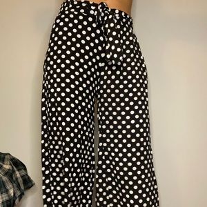 Wide Leg Polka Dot Pant